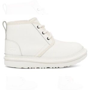 Ugg Neumel ll Kids & Women Boots White Sherpa Sheepskin‎ Lined Lace Up Tie Shoes